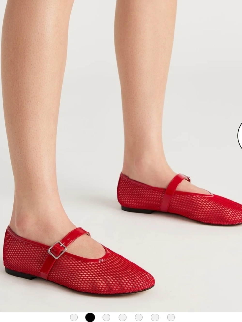 Steve Madden Women's Dreaming Mesh Mary Jane Flats Red Size 11 - Picture 2 of 10